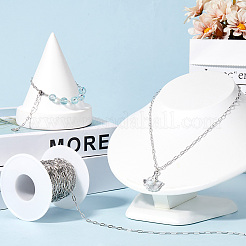 10 м латунные цепочки из скрепок CHC-SP0001-02P