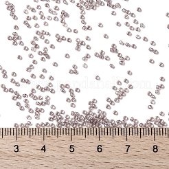 TOHOラウンドシードビーズ  日本製シードビーズ  （ラベンダーライニングクリスタル353)個  15/0  1.5mm  穴：0.7mm  約15000個/50g&nbsp;SEED-XTR15-0353