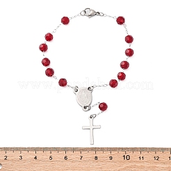 Браслеты из звеньевой цепи из нержавеющей стали 304 BJEW-A032-05P