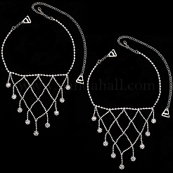 2 шт. железный стразы сексуальный плечевой бюстгальтер цепочка для тела FIND-GF0006-74A