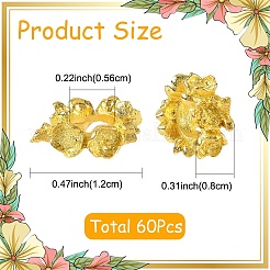 60шт. рамка из сплава&nbsp;FIND-YW0010-05G