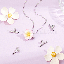 6 broche de acero inoxidable 201 para convertir collares en ganchos colgantes.&nbsp;STAS-BBC0010-60