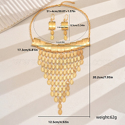 Роскошный геометрический прямоугольный овальный комплект украшений с кисточками для женской вечеринки или свадьбы&nbsp;WF2314