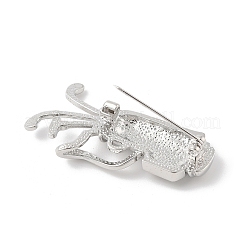 Golfschläger-Broschen aus Legierung mit Zirkonia&nbsp;JEWB-M050-01P-03