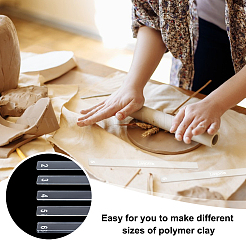 5 шт. 5 стиля акриловых направляющих для глины&nbsp;TOOL-OC0001-98