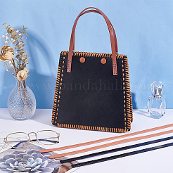 3 пара двухцветных пришивных ручек для сумок из коровьей кожи FIND-PH0010-62