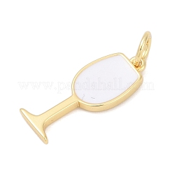 Латунь эмаль подвески&nbsp;KK-U062-02B-01