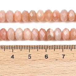 Натуральный Sunstone бисер пряди&nbsp;G-C259-A39-5x8mm