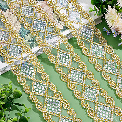 Лента из полиэстера с ромбовидным узором OCOR-WH0079-17B