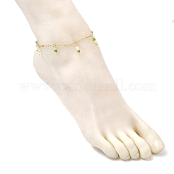 3 шт. браслеты на ногу из стеклянных бусин AJEW-AN00720