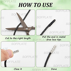 5 ярд шнуров из синтетического каучука со стразами&nbsp;OCOR-SP0001-33C