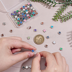 78шт 13 цвета сплава эмалевые бусины FIND-PH0026-52