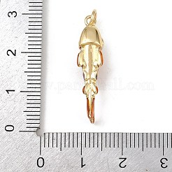 Латунь эмаль подвески KK-L255-03G-A02