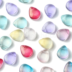 8 цвет прозрачный спрей окрашенные стеклянные бусины GLAA-FS0001-85