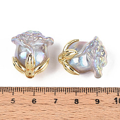 Непрозрачные акриловые бусины с УФ-покрытием&nbsp;MACR-C029-06A-05