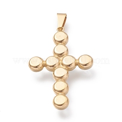 Большие подвески из нержавеющей стали 304 со стразами X-STAS-O138-08G