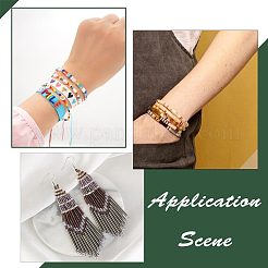 420шт 6 стиля стеклянный бисер SEED-CN0001-13