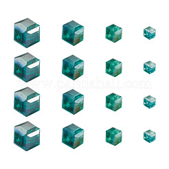 Стеклянные бусины с гальваническим покрытием  EGLA-TA0001-03B