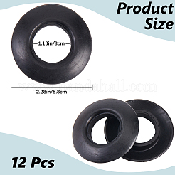 12 Stück PVC-Wasserhaltering&nbsp;AJEW-GF0010-39