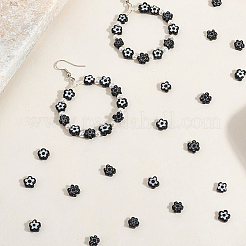 4 нити стеклянных бусин миллефиори ручной работы LAMP-PA0001-20