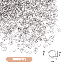 1000 шт. Открытые соединительные кольца из нержавеющей стали 304 STAS-DC0016-02