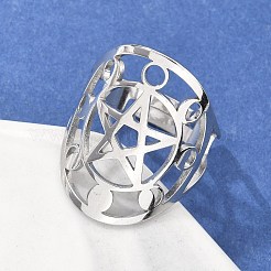 Регулируемые кольца из нержавеющей стали марки 304&nbsp;RJEW-P080-01P