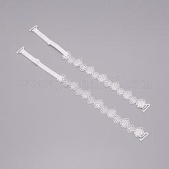 Rutschfeste BH-Träger aus Spitze mit Schmetterlingsorchidee&nbsp;LS-FIND-WH0081-43B
