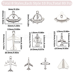80шт 8 стиля подвески из сплава в тибетском стиле&nbsp;FIND-SC0007-28