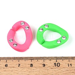 Непрозрачные акриловые кристаллы со стразами&nbsp;OACR-T031-02M