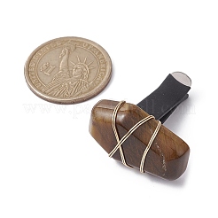 Проволочные шестигранные зажимы для вентиляционных отверстий автомобиля из натурального драгоценного камня&nbsp;JEWB-BR00135