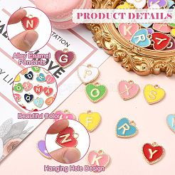 52 шт. Подвески из сплава с эмалью&nbsp;ENAM-CJ0007-07A