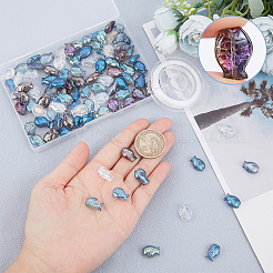 DIY-Sets zur Herstellung von Stretch-Armbändern mit Fischmotiven&nbsp;DIY-SC0020-12B