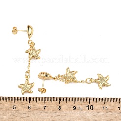 Серьги-гвоздики из нержавеющей стали 304&nbsp;EJEW-P325-03G