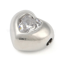 Латунные микро проложить кубического циркония бусы&nbsp;KK-L219-21P-01