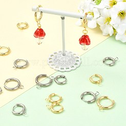 16 boucle d'oreille créole en acier inoxydable 201&nbsp;STAS-FS0002-27B
