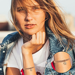 32шт. 4 стиля браслетов-змей из круглой железной проволоки в наборе BJEW-PH0004-39