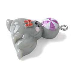 Подвески из непрозрачной смолы цирк RESI-S019-01F