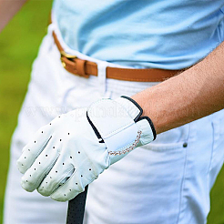 10 Stück elastische Kordeln und Messing-Golfperlen zum Zählen von Schlagzahlen&nbsp;HJEW-DR00087
