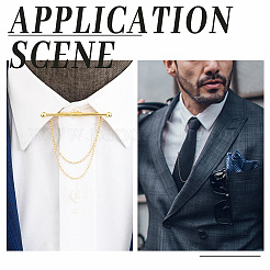 4 шт. 4 стильных латунных подвесных цепочек AJEW-PH0011-16