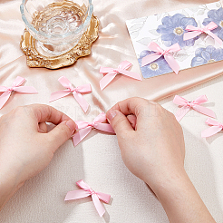 Броши-банты из полиэстера&nbsp;LS-JEWB-WH0028-68B