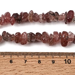 Chapelets de perles aux fraises en quartz naturel&nbsp;GG-CBAC13F-B05-01