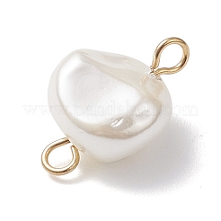 Liens de pépites de perles de coquillage électroplaquées&nbsp;PALLOY-JF04646-01