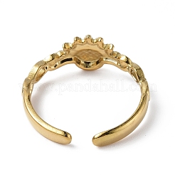 Открытое кольцо для манжеты из нержавеющей стали 304 RJEW-C046-07G