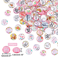 1 пакетик стеклянных кабошонов GGLA-PH0001-41A