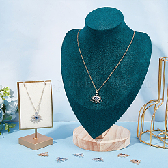 8 шт. 2 цвета латунные подвески с микропаве и кубическим цирконием&nbsp;KK-BBC0002-55