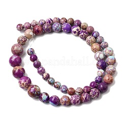 Jaspe impérial naturel brins de perles graduées&nbsp;G-A323-C03-01A