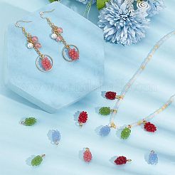 24шт 4 цвета подвески из смолы&nbsp;RESI-PH0002-30