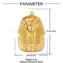 Подвески из нержавеющей стали 304&nbsp;STAS-OY008-36G