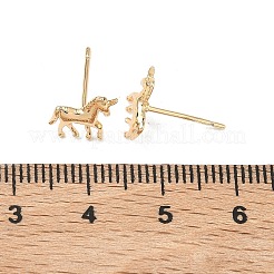 Латунь серьги&nbsp;EJEW-F403-07G