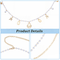 1 chaîne de taille d'été pour femme&nbsp;AJEW-CY0003-26